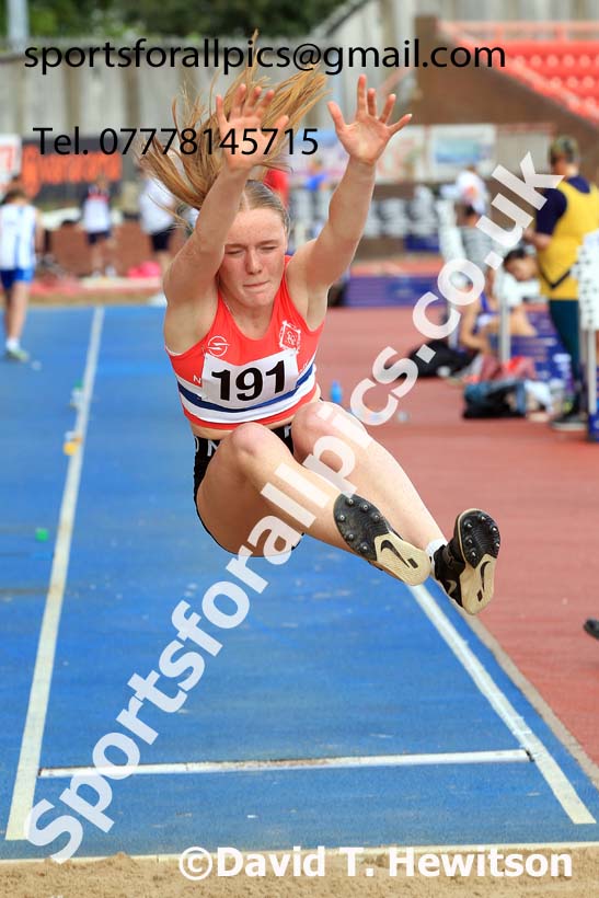 Long Jump, 2024 Gateshead Tartan Games.  Photo: David T. Hewitson/Sports for All Pics